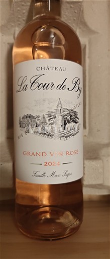 Rượu vang Rosé sec Grand Vin Rosé Château La Cour de Boz 2024 Pháp Bordeaux Bordeaux hồng AOC