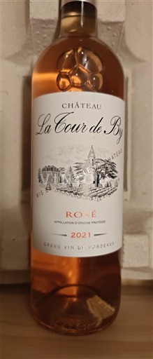 Vinos Rosé sec Château La Cour de Bys 2021 Francia Burdeos Bordeaux rosado AOC