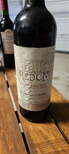 Bordoja Saint-Émilion Château Redon 2004