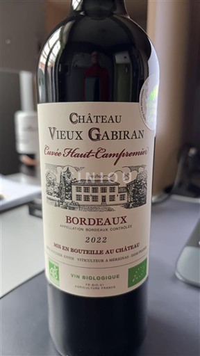 Bordeaux Château Vieux Gabiran Haut-Campremier 2022