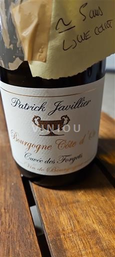 Bourgogne Bourgogne Côte d'Or Patrick Javillier des Forgets Non Millésimé