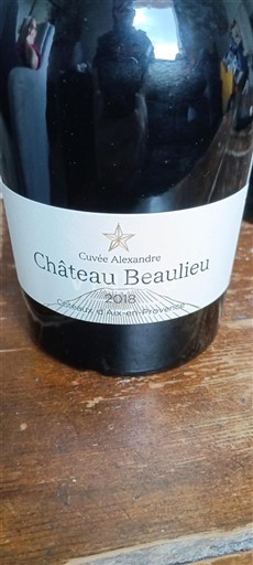 Вина Rouge sec Cuvée Alexandre Château Beaulieu 2018 Франція Бордо Бордо Суперіор AOC