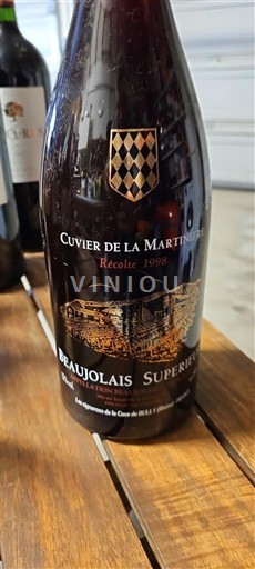 Beaujolais Beaujolais supérieur Cuvier de la Martinière 1998