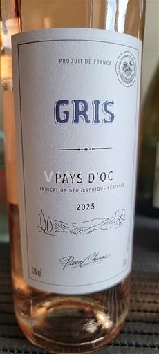 Вина Rosé sec Gris Pierre Chavin 2025 Francuska Лангедок и Русијон Окситански регион IGP