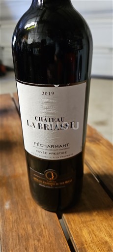 Sørvest Pécharmant Château La Briasse Prestige 2019