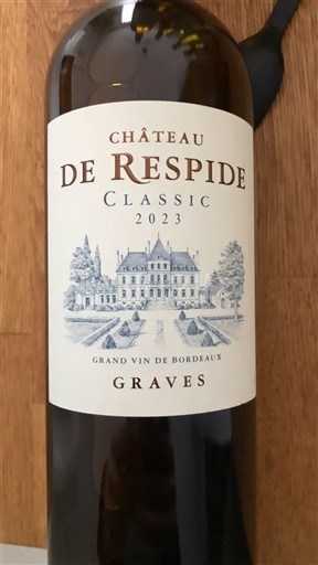 Bordeaux Graves Château Respide Classic 2023