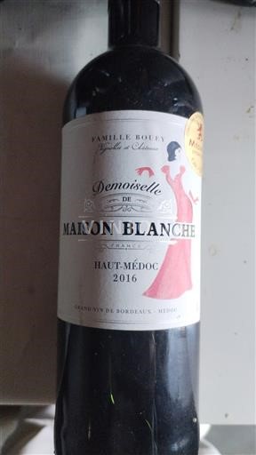 Bordeaux Haut-Médoc Maison Blanche Demoiselle de Maison Blanche 2016