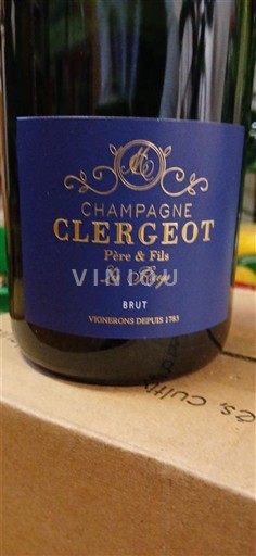 Musserende viner Blanc brut La Réserve Champagne Clergeot 2025 Frankrike Champagne AOC