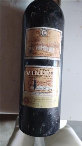 Bordoja Saint-Émilion Grand Cru Grand Cru Château Vieux Guinot Anne 2007