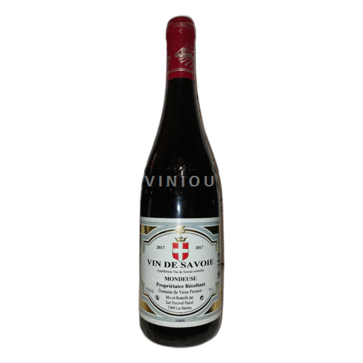 Savoie and Bugey Vin de Savoie Domaine du Vieux Pressoir Mondeuse 2017