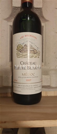 Вина Rouge sec Château Prieuré Blaignan 1997 Francuska Bordo Медок AOC