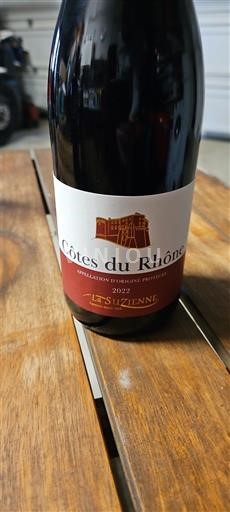 Вина Rouge sec Les Luzienne 2022 Francuska Рона долина Кот дю Рон AOC