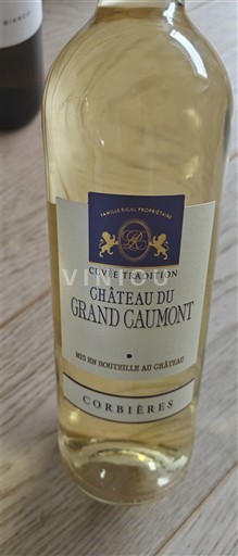 Verërat Blanc sec Tradition Château Grand Caumont Non millésimé Francë Languedok Corbières AOC