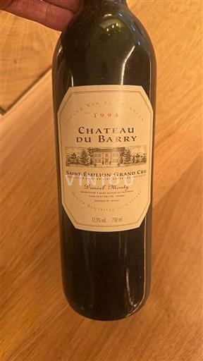 Bordoja Saint-Émilion Grand Cru Grand Cru Château Barry 1994