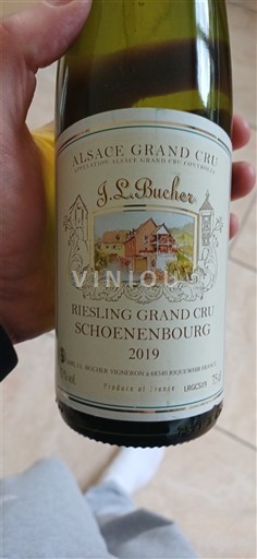 Vine Blanc sec J.L. Bucher 2019 Frankrig Alsace Ikke specificeret AOC Grand Cru