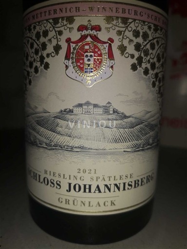 Рајнгau Rheingau Schloss Johannisberg Grünlack 2021