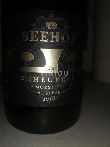 Viner Blanc moelleux Morstein Auslese Seehof 2018 Tyskland Rheinhessen