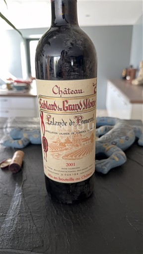 Vinos Rouge sec Château Laborde du Grand Moine 2001 Francia Burdeos Lalande-de-Pomerol AOC
