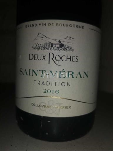 Burgund Saint-Véran Deux Roches Tradition 2016