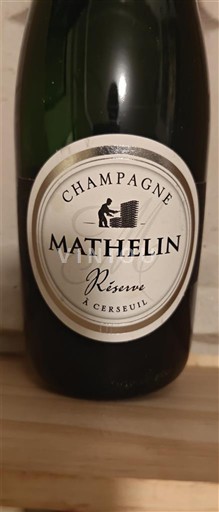 Mousserende vine Blanc brut Réserve Champagne Mathelin Non millésimé Frankrig Champagne AOC