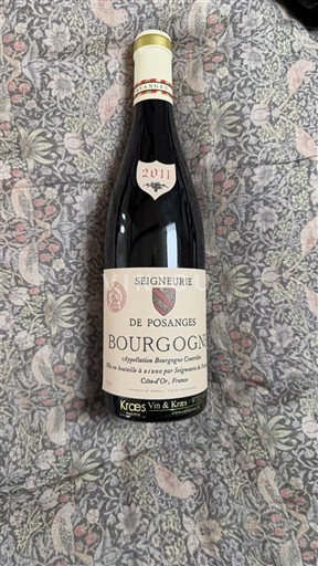 Burgundy Seigneurie de Posanges 2011