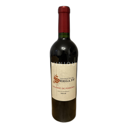 Bordeaux Pomerol Les Hauts de Sergent 2016