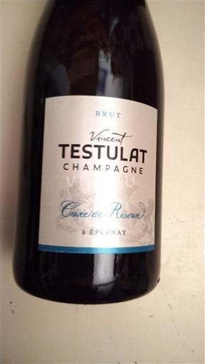Vera e gazuar Blanc brut Cuvée de Réserve Vincent Testulat Non millésimé Francë Shampanjë AOC