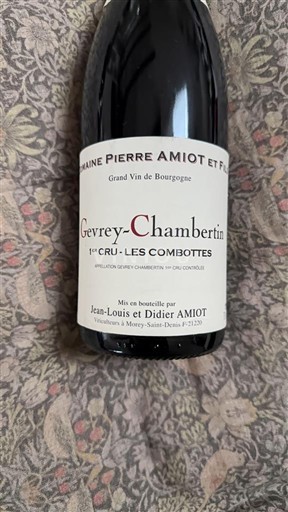 Burgundi Gevrey-Chambertin Premier Cru Domaine Pierre Amiot et Fils 1er Cru Les Combottes Jo Viti