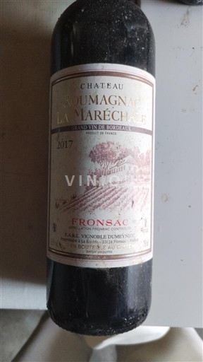 Bordoja Fronsac Château Roumagnac La Maréchale 2017