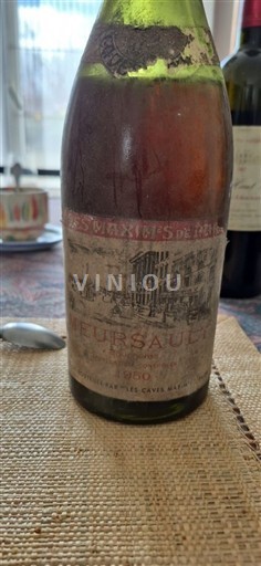 Burgundija Meursault Les Vins Fins de France 1950