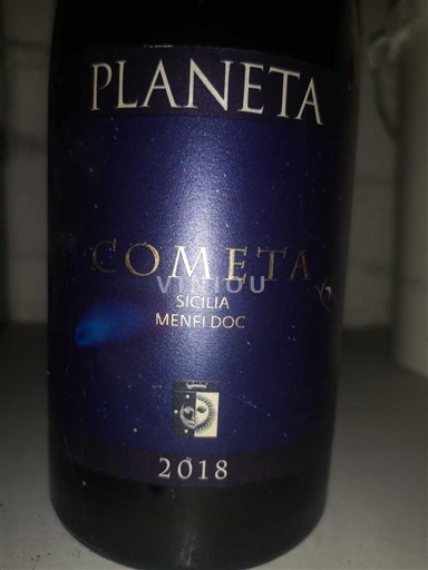 Verërat Blanc sec Cometa Planeta 2018 Itali Siçili Menfi DOC