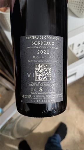 Bordeaux Château Croignon 2022