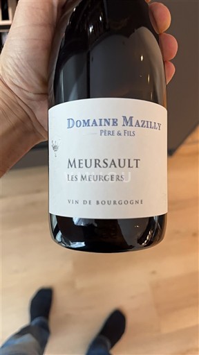 Burgundija Meursault Domaine Mazilly Père & Fils Les Meurgers Neleten.