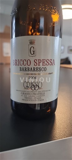Piemont Barbaresco Grasso Fratelli Bricco Spessa 2004