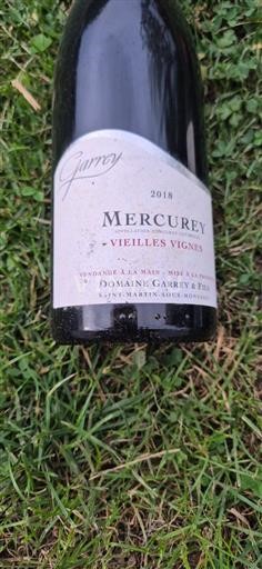 Burgundy Mercurey Domaine Garrey & Fils Vieilles Vignes 2018
