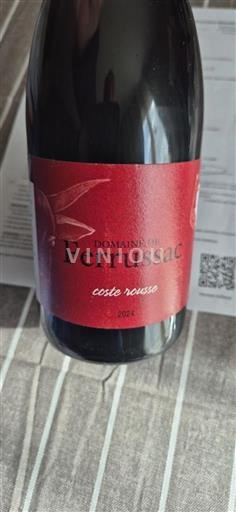 Languedoc a Roussillon Cévennes Domaine Ferrussac coste rousse 2024