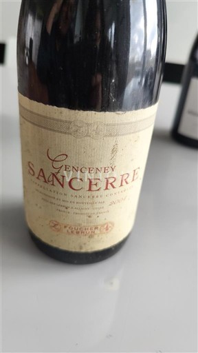 Verërat Rouge doux Genceney 2004 Francë Lugina e Luarës Sancerre AOC
