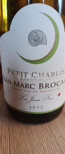 Burgundi Petit-chablis Jean-Marc Brocard Les Juans Terres 2022