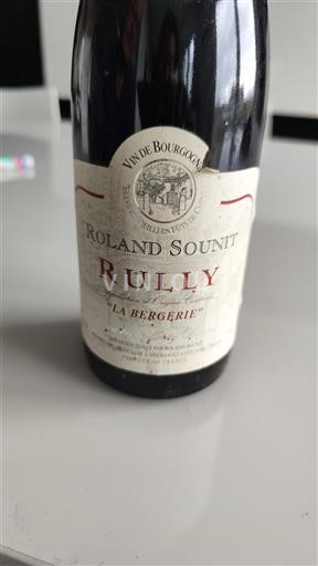 Vinhos Rouge sec La Bergerie Roland Sounit 2009 França Borgonha Rully AOC