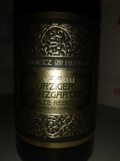 Mosel Ludwig Erben Ürziger Würzgarten Alte Reben 2018