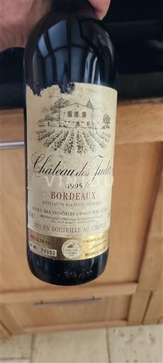 Vinuri Rouge sec Château Des Judes 1995 Franța Bordeaux AOC