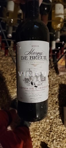 Bordeaux Côtes-de-Bordeaux Marquis de Breuil 2014