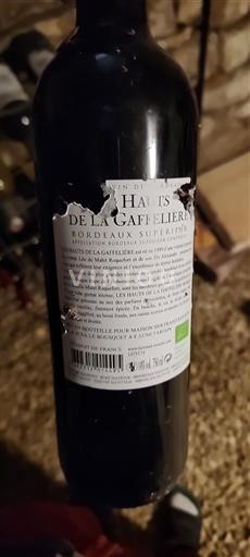 Bordeaux Bordeaux supérieur Hautes de la Gaffelière 2016