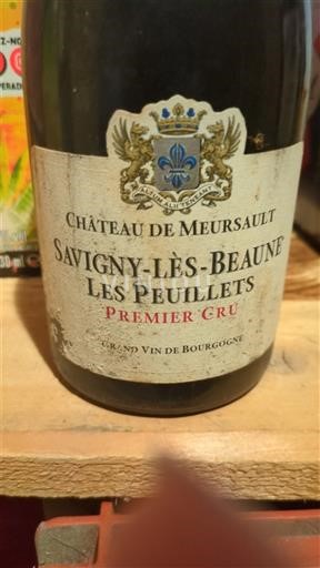 Burgundija Savigny-lès-beaune Premier Cru Château Meursault Les Peuillets Neleten.