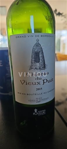 Bordoja Blaye-côtes-de-bordeaux Château Vieux Puit 2015