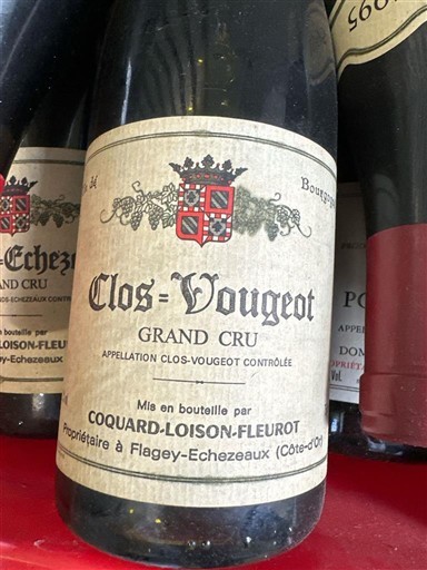 Burgundi Clos-de-vougeot Grand Cru Coquard-Loison-Fleurot 1995