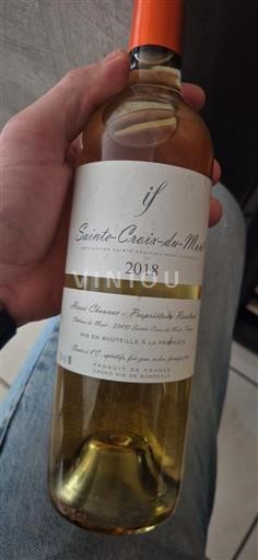 Viner Blanc moelleux If 2018 Frankrike Bordeaux Sainte-Croix-Du-Mont AOC
