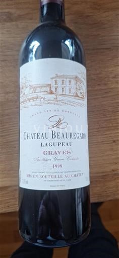 Вина Rouge sec Château Beauregard Lagupeau 1999 Francuska Bordo Гравес AOC