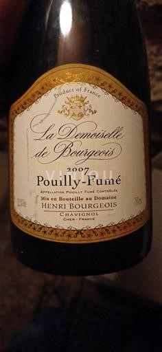 Dolina Loare Пуји-фиме Henri Bourgeois La Demoiselle de Bourgeois 2007