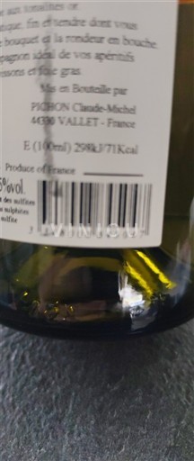 Lugina e Luarës Muscadet Poiron Claude-Michel Viognier Jo Viti